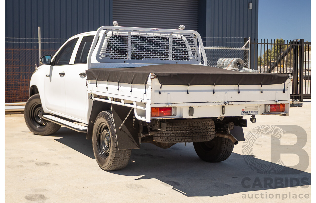 02/2019 Toyota Hilux WORKMATE GUN135R MY19 Double Cab P/Up White Turbo Diesel 2.4L