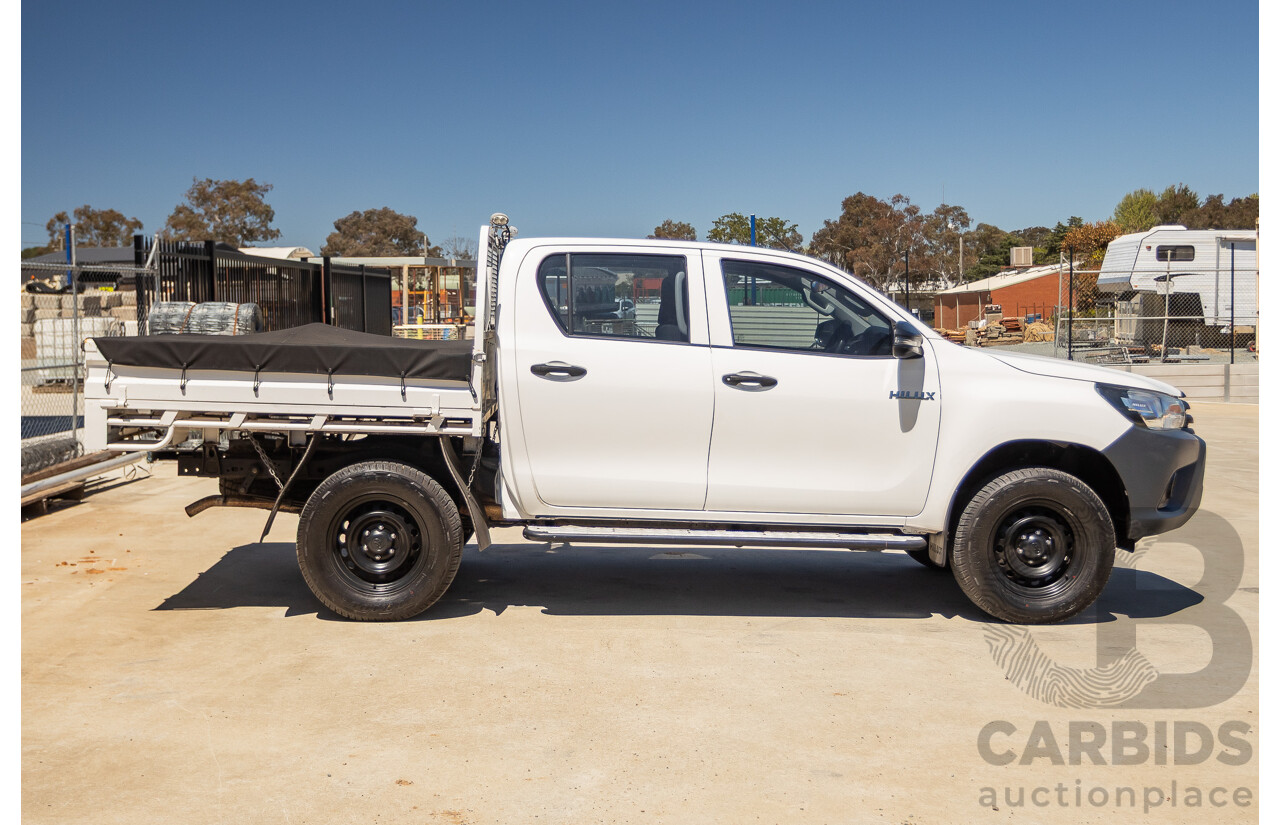 02/2019 Toyota Hilux WORKMATE GUN135R MY19 Double Cab P/Up White Turbo Diesel 2.4L