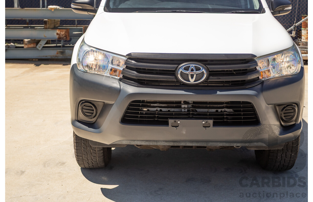 02/2019 Toyota Hilux WORKMATE GUN135R MY19 Double Cab P/Up White Turbo Diesel 2.4L