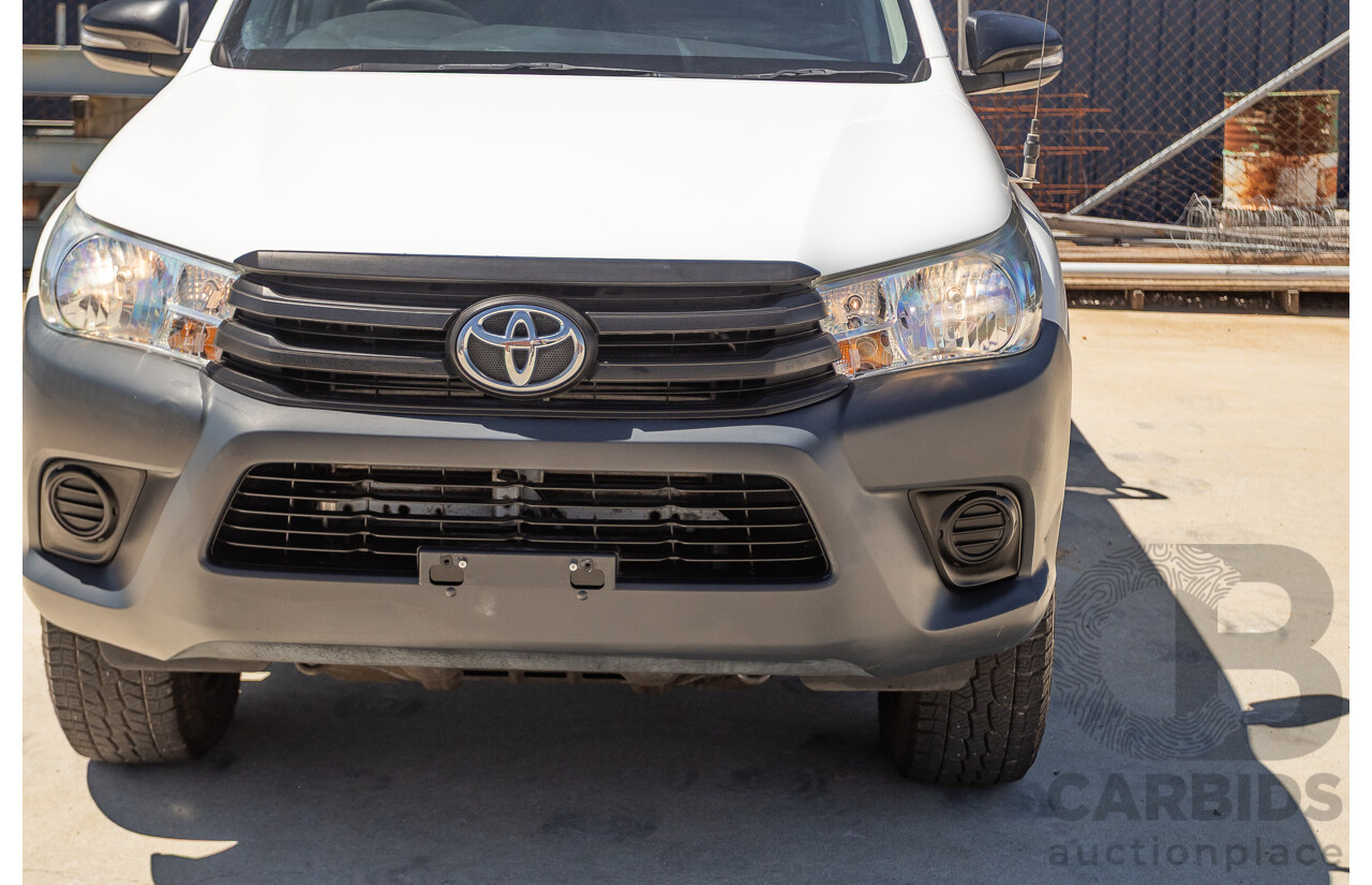 02/2019 Toyota Hilux WORKMATE GUN135R MY19 Double Cab P/Up White Turbo Diesel 2.4L