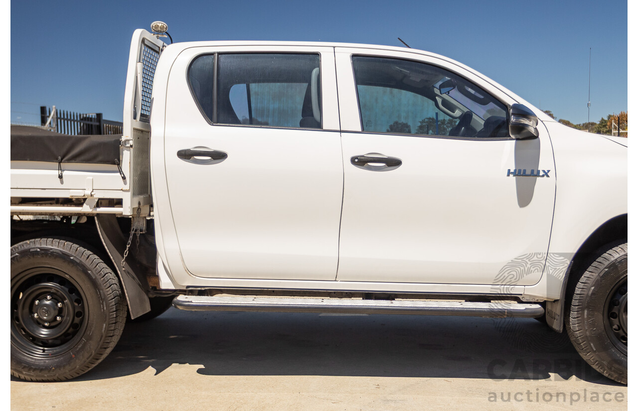 02/2019 Toyota Hilux WORKMATE GUN135R MY19 Double Cab P/Up White Turbo Diesel 2.4L