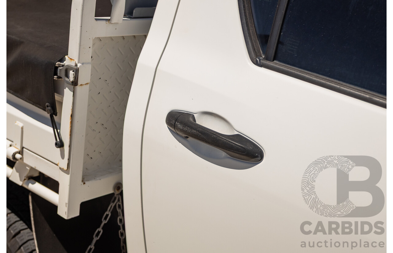 02/2019 Toyota Hilux WORKMATE GUN135R MY19 Double Cab P/Up White Turbo Diesel 2.4L
