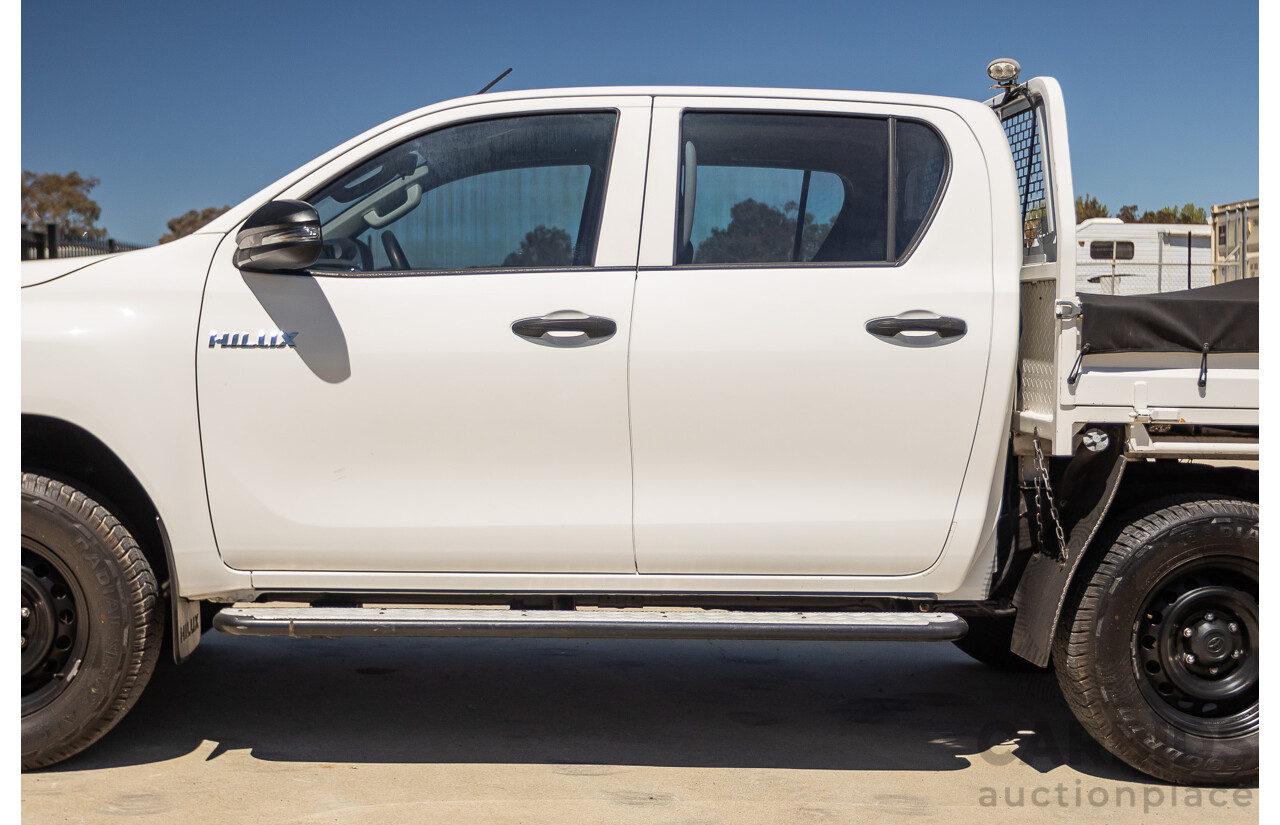 02/2019 Toyota Hilux WORKMATE GUN135R MY19 Double Cab P/Up White Turbo Diesel 2.4L