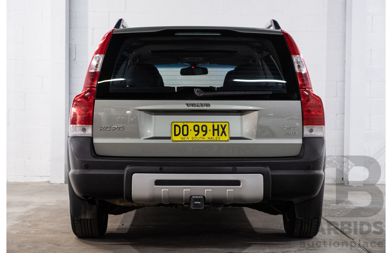 8/2006 Volvo XC70 Lifestyle Edition (LE) MY07 4d Wagon Silver Metallic Turbo 2.5L