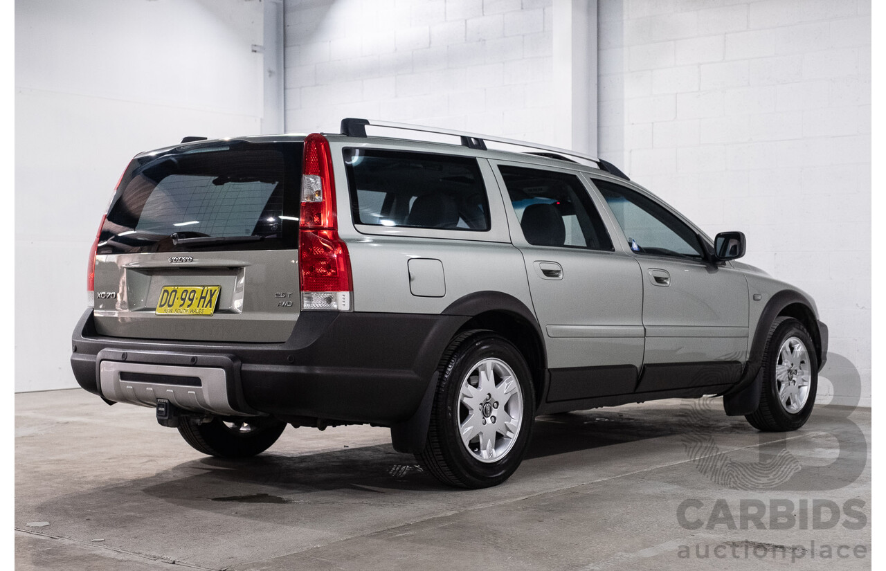 8/2006 Volvo XC70 Lifestyle Edition (LE) MY07 4d Wagon Silver Metallic Turbo 2.5L