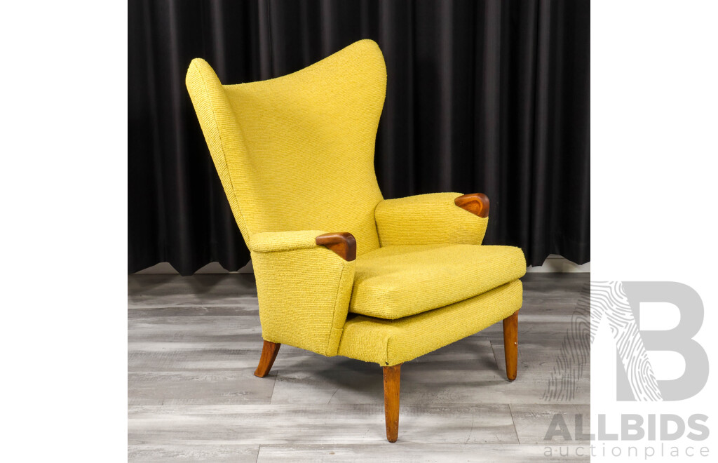 Vintage 'Papa Bear' Wingback Chair by Parker Knoll, Model P.K.757