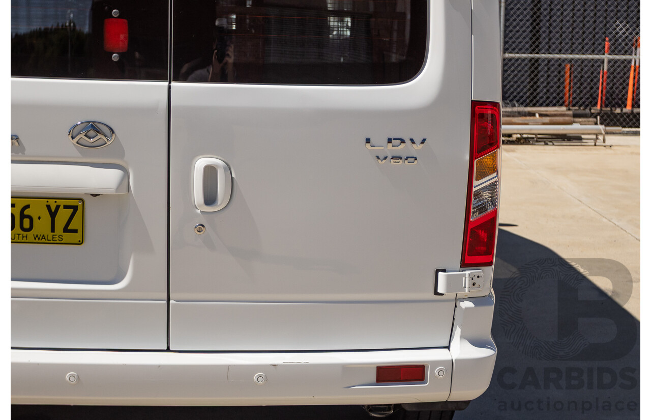 05/2019 LDV V80 LWB MID K1 MY19 4D Van White 2.5L