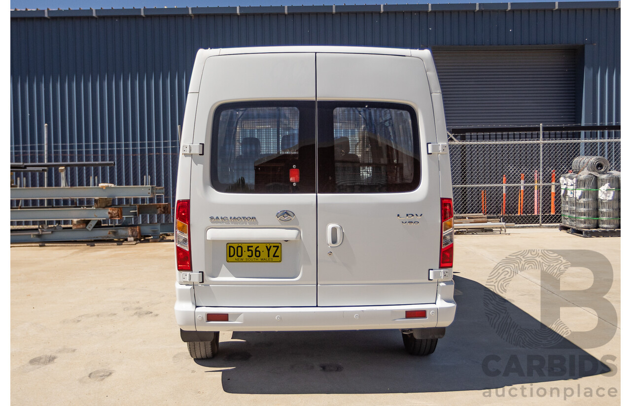 05/2019 LDV V80 LWB MID K1 MY19 4D Van White 2.5L