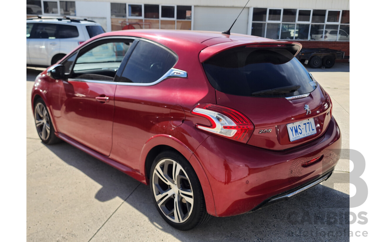 6/2014 Peugeot 208 GTi  3d Hatchback Red 1.6L