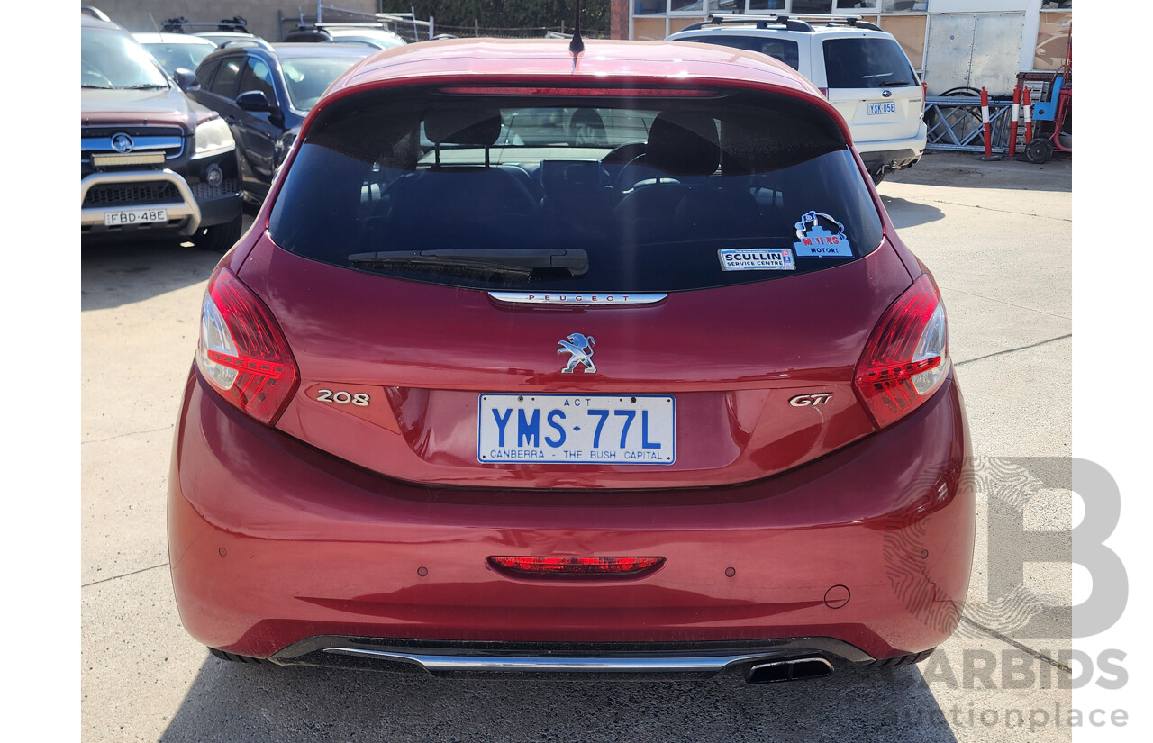 6/2014 Peugeot 208 GTi  3d Hatchback Red 1.6L