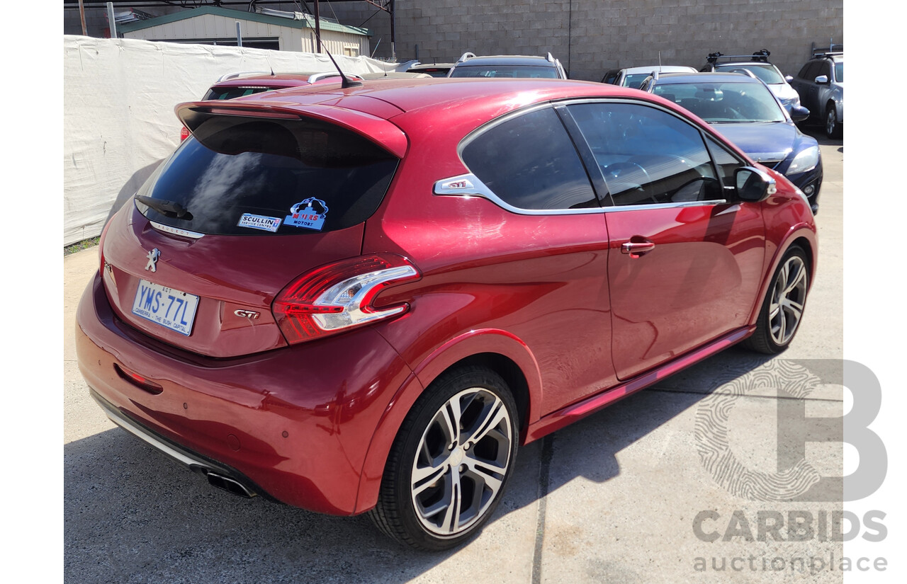 6/2014 Peugeot 208 GTi  3d Hatchback Red 1.6L