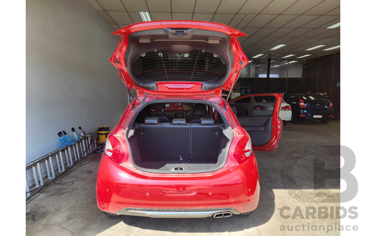 6/2014 Peugeot 208 GTi  3d Hatchback Red 1.6L