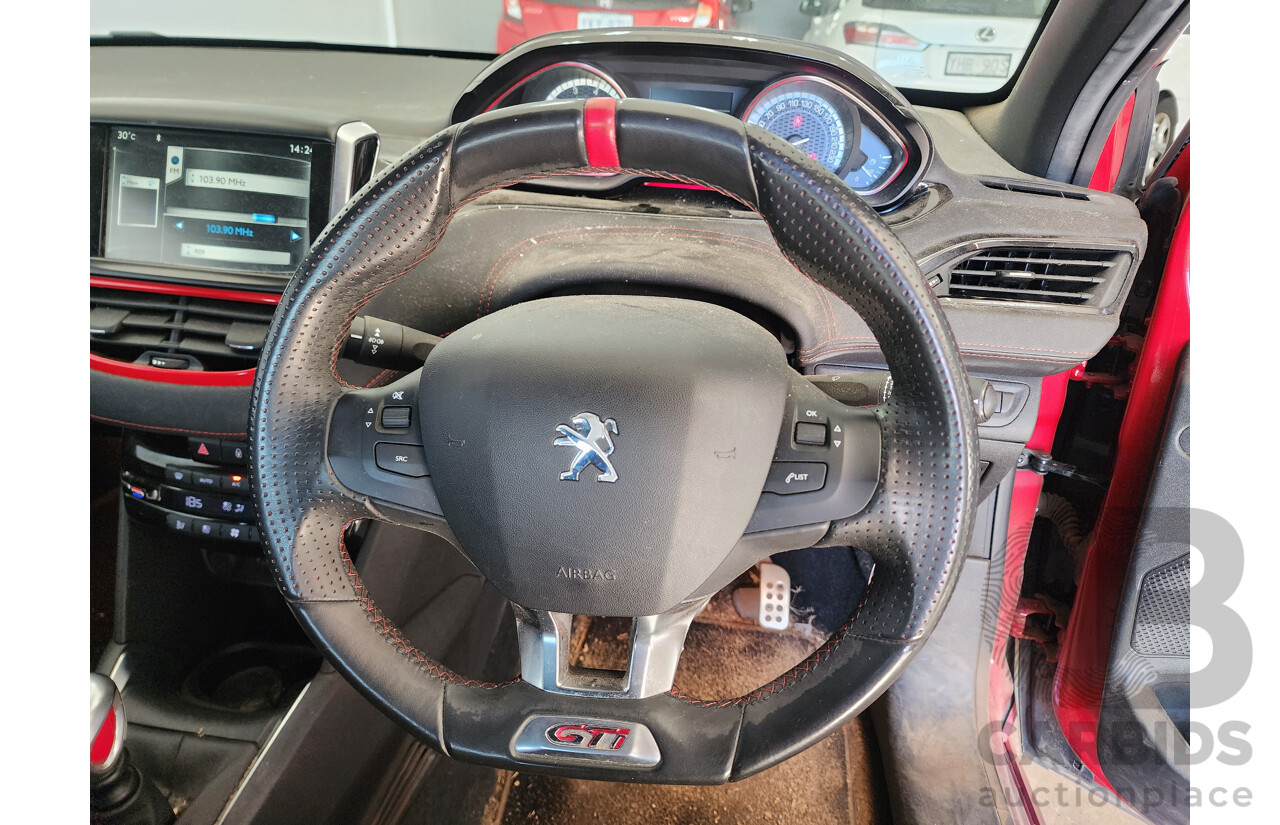 6/2014 Peugeot 208 GTi  3d Hatchback Red 1.6L