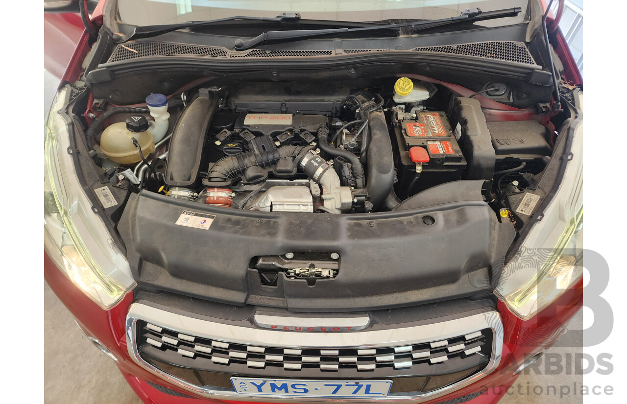 6/2014 Peugeot 208 GTi  3d Hatchback Red 1.6L