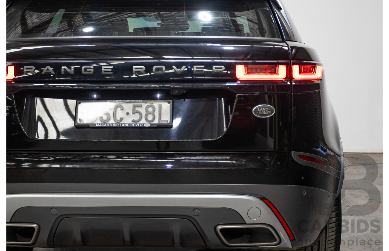 09/2017 Range Rover Velar D300 R-Dynamic SE (AWD) MY18 4D Wagon Santorini Black Turbo Diesel 3.0L