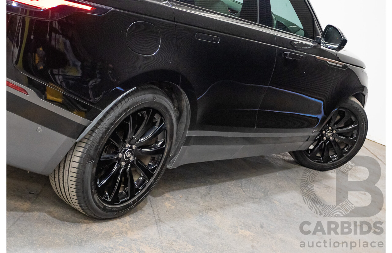09/2017 Range Rover Velar D300 R-Dynamic SE (AWD) MY18 4D Wagon Santorini Black Turbo Diesel 3.0L