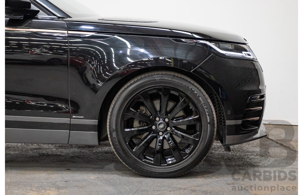 09/2017 Range Rover Velar D300 R-Dynamic SE (AWD) MY18 4D Wagon Santorini Black Turbo Diesel 3.0L