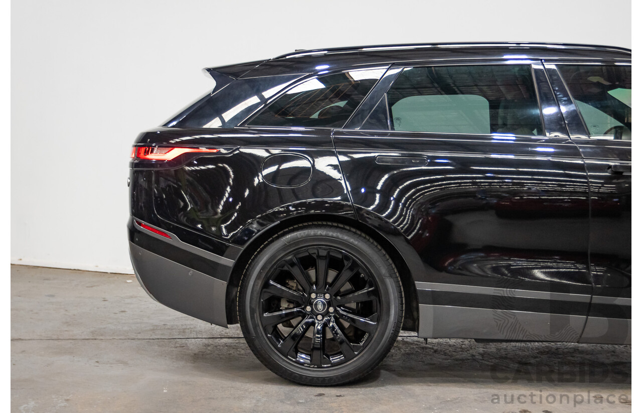 09/2017 Range Rover Velar D300 R-Dynamic SE (AWD) MY18 4D Wagon Santorini Black Turbo Diesel 3.0L