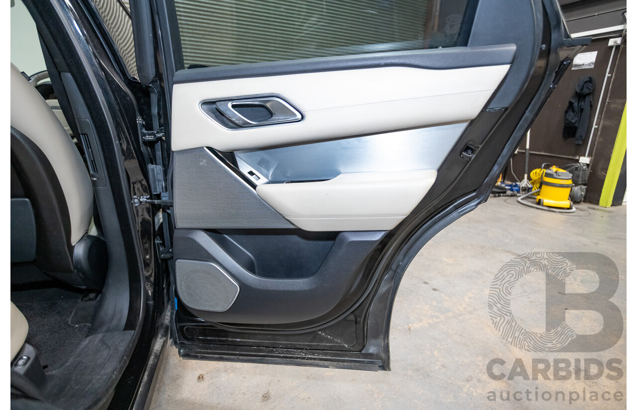 09/2017 Range Rover Velar D300 R-Dynamic SE (AWD) MY18 4D Wagon Santorini Black Turbo Diesel 3.0L