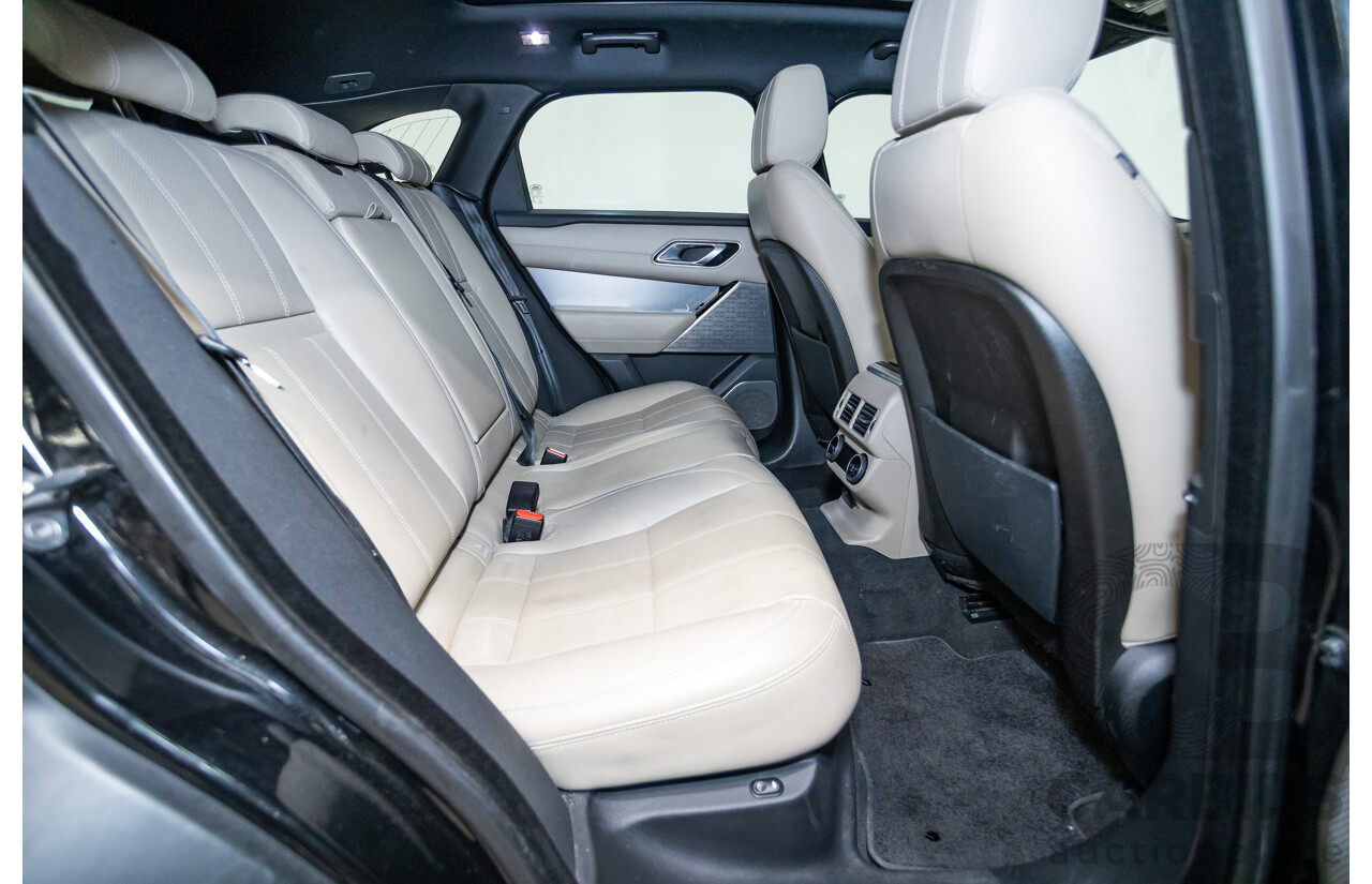 09/2017 Range Rover Velar D300 R-Dynamic SE (AWD) MY18 4D Wagon Santorini Black Turbo Diesel 3.0L