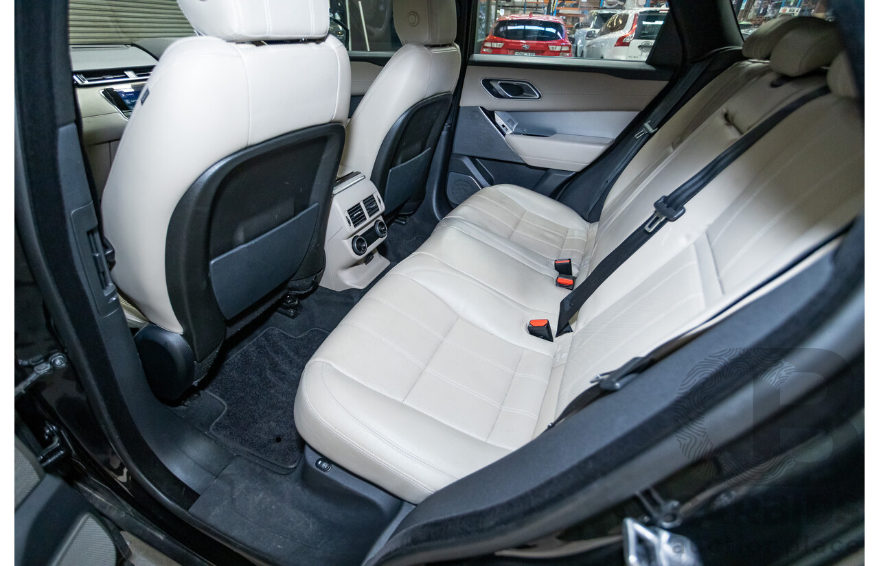 09/2017 Range Rover Velar D300 R-Dynamic SE (AWD) MY18 4D Wagon Santorini Black Turbo Diesel 3.0L