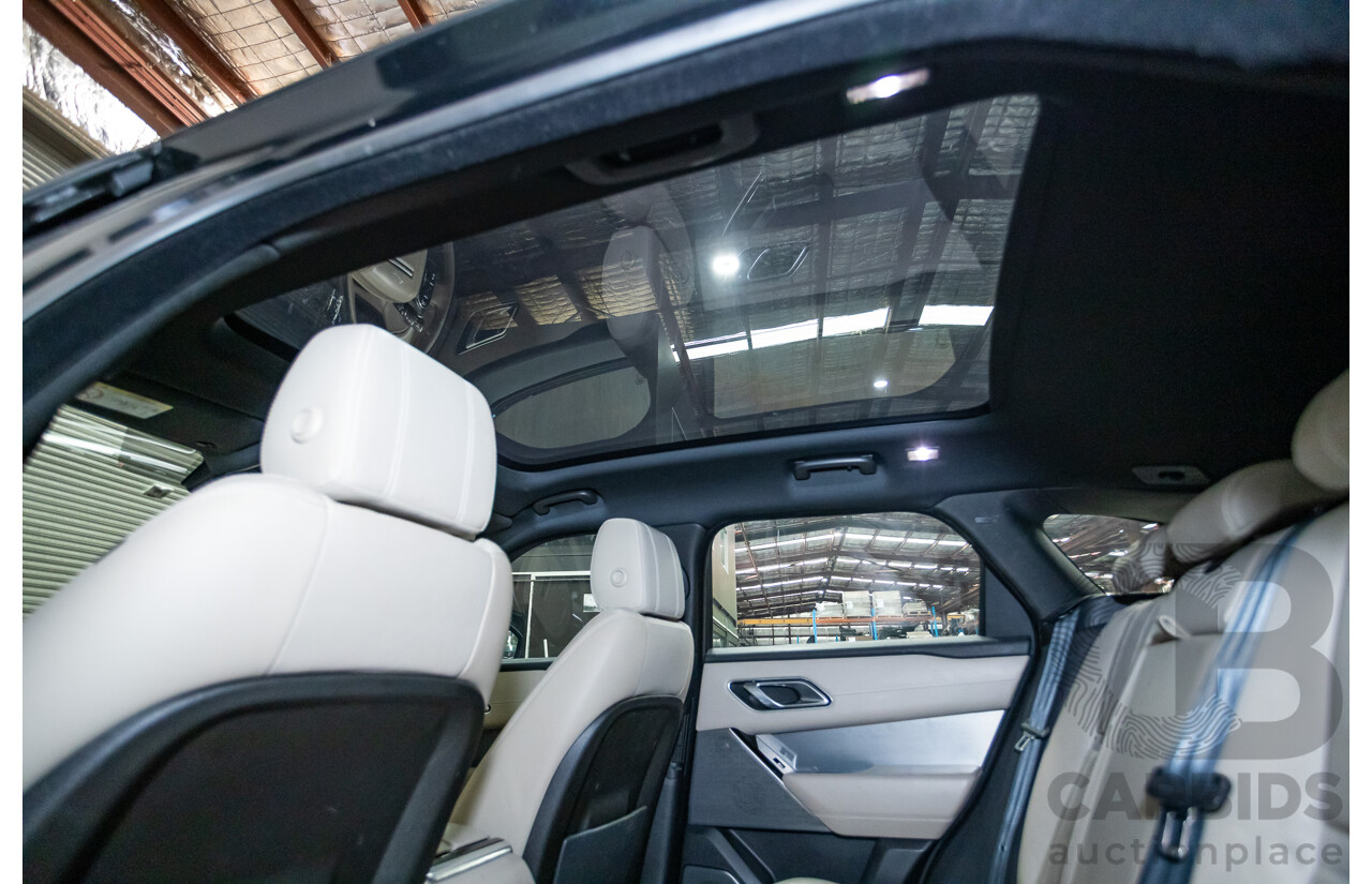 09/2017 Range Rover Velar D300 R-Dynamic SE (AWD) MY18 4D Wagon Santorini Black Turbo Diesel 3.0L