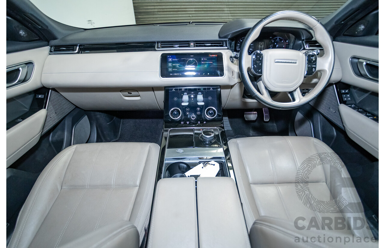 09/2017 Range Rover Velar D300 R-Dynamic SE (AWD) MY18 4D Wagon Santorini Black Turbo Diesel 3.0L