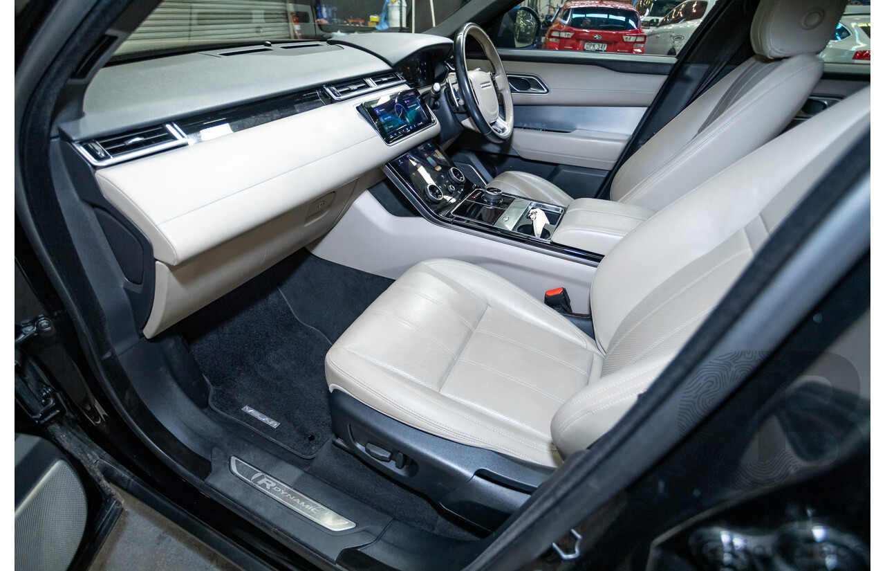 09/2017 Range Rover Velar D300 R-Dynamic SE (AWD) MY18 4D Wagon Santorini Black Turbo Diesel 3.0L