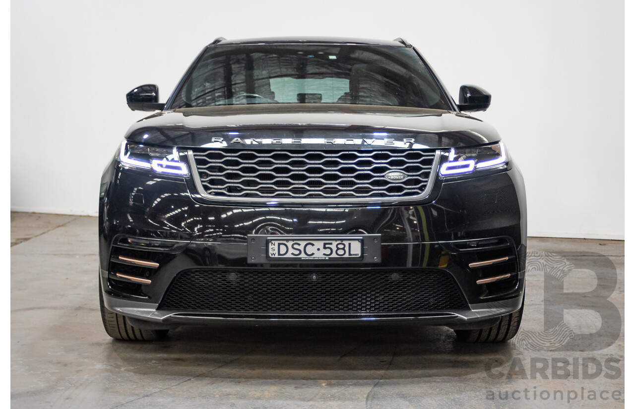 09/2017 Range Rover Velar D300 R-Dynamic SE (AWD) MY18 4D Wagon Santorini Black Turbo Diesel 3.0L