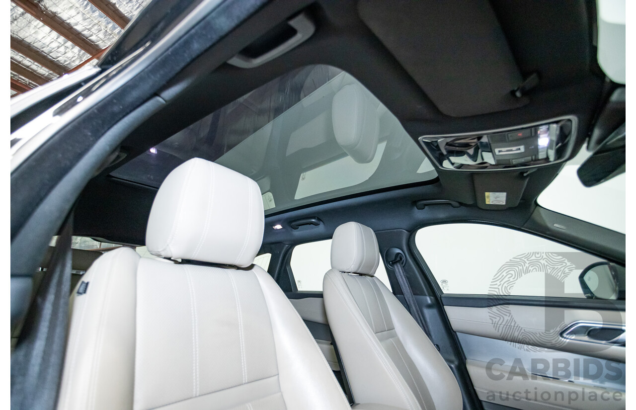 09/2017 Range Rover Velar D300 R-Dynamic SE (AWD) MY18 4D Wagon Santorini Black Turbo Diesel 3.0L