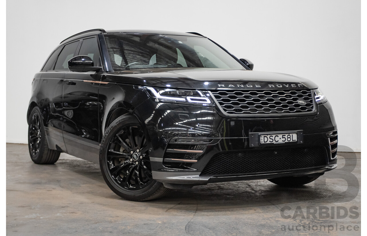 09/2017 Range Rover Velar D300 R-Dynamic SE (AWD) MY18 4D Wagon Santorini Black Turbo Diesel 3.0L