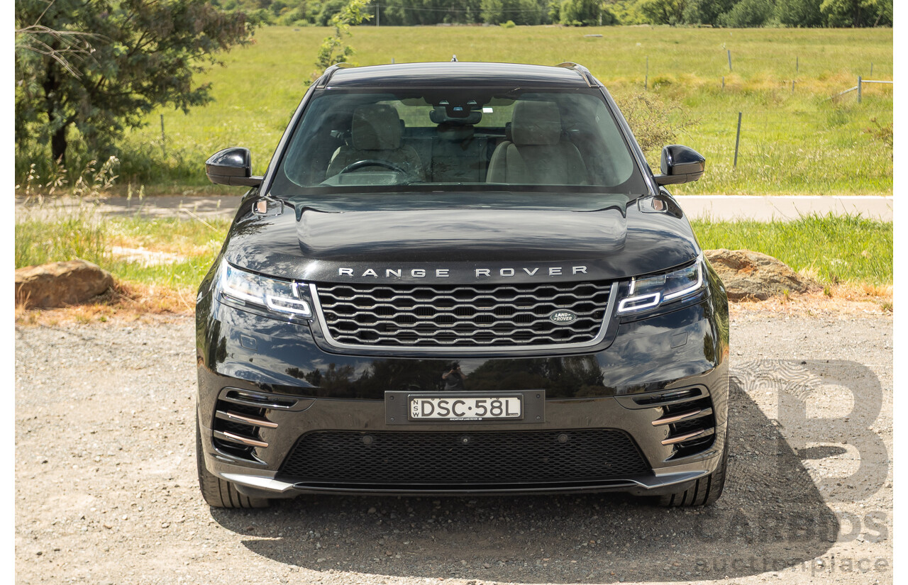 09/2017 Range Rover Velar D300 R-Dynamic SE (AWD) MY18 4D Wagon Santorini Black Turbo Diesel 3.0L