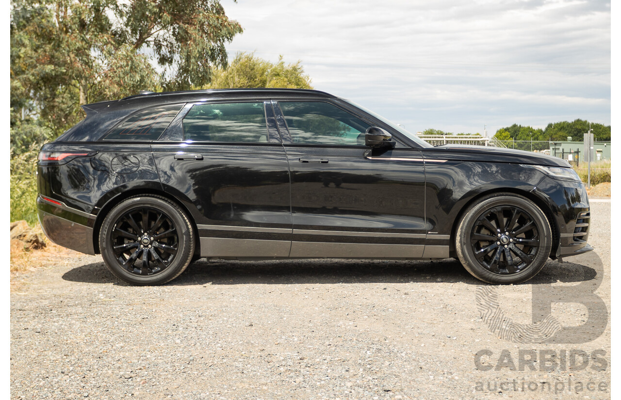 09/2017 Range Rover Velar D300 R-Dynamic SE (AWD) MY18 4D Wagon Santorini Black Turbo Diesel 3.0L