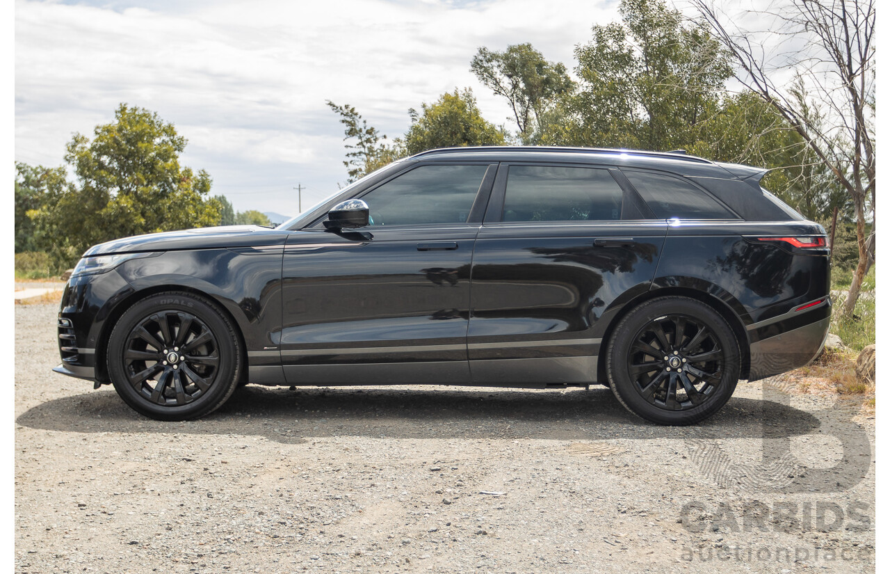 09/2017 Range Rover Velar D300 R-Dynamic SE (AWD) MY18 4D Wagon Santorini Black Turbo Diesel 3.0L
