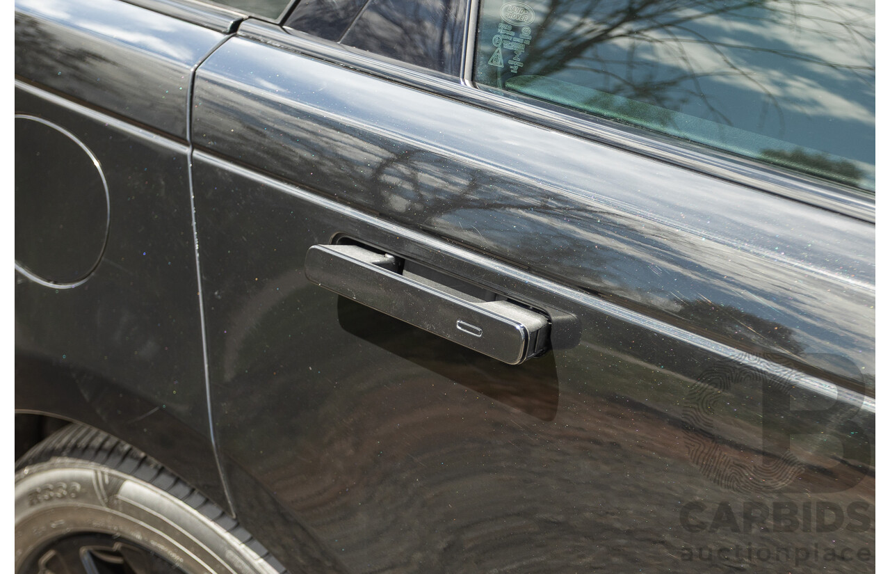 09/2017 Range Rover Velar D300 R-Dynamic SE (AWD) MY18 4D Wagon Santorini Black Turbo Diesel 3.0L