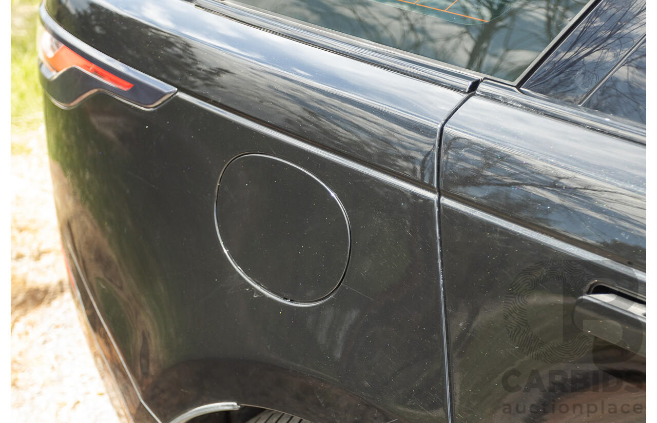 09/2017 Range Rover Velar D300 R-Dynamic SE (AWD) MY18 4D Wagon Santorini Black Turbo Diesel 3.0L