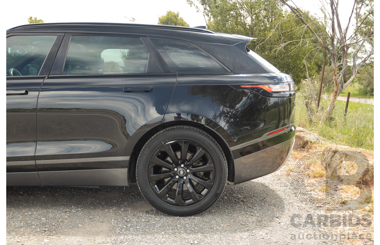 09/2017 Range Rover Velar D300 R-Dynamic SE (AWD) MY18 4D Wagon Santorini Black Turbo Diesel 3.0L