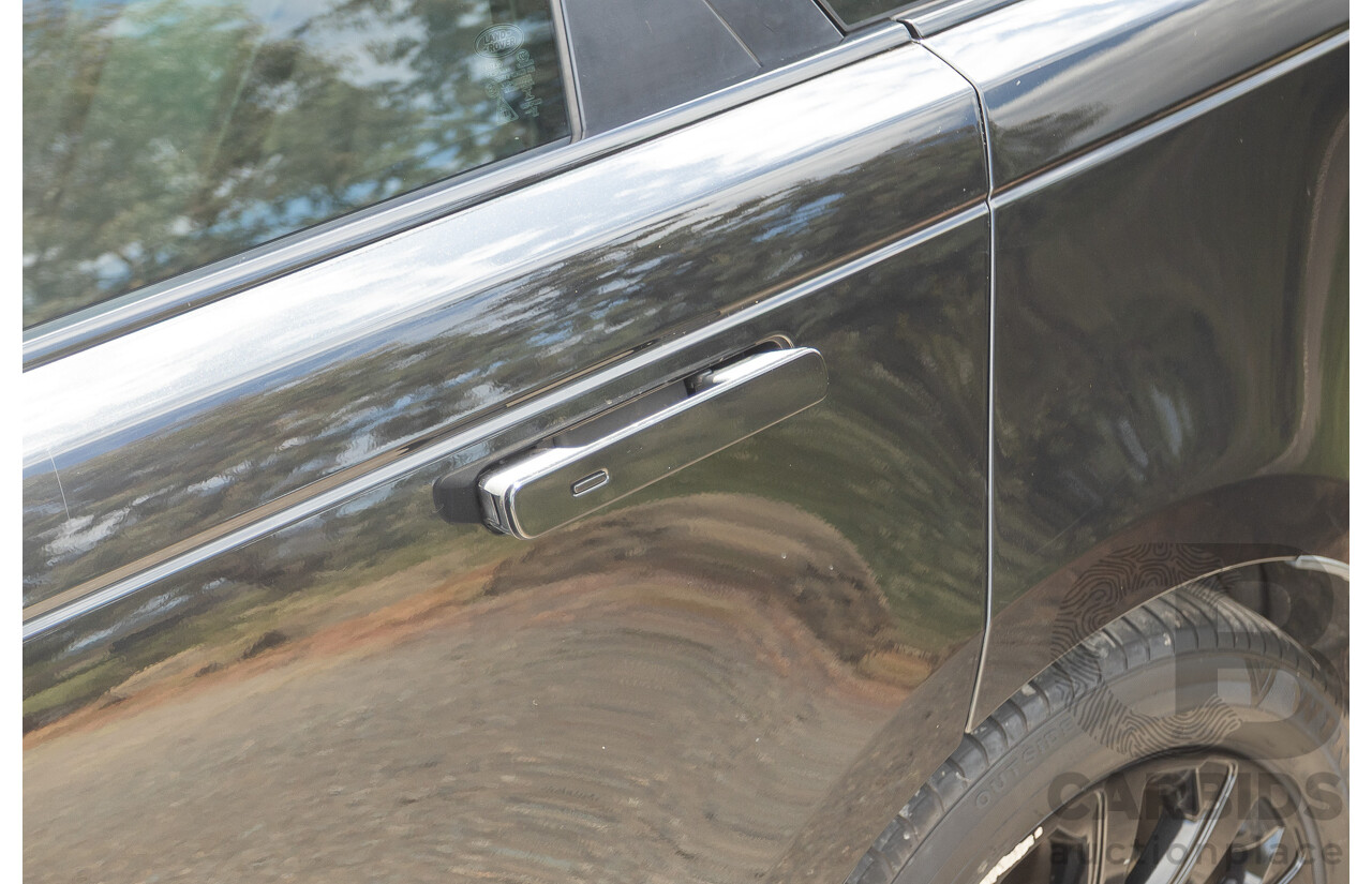 09/2017 Range Rover Velar D300 R-Dynamic SE (AWD) MY18 4D Wagon Santorini Black Turbo Diesel 3.0L