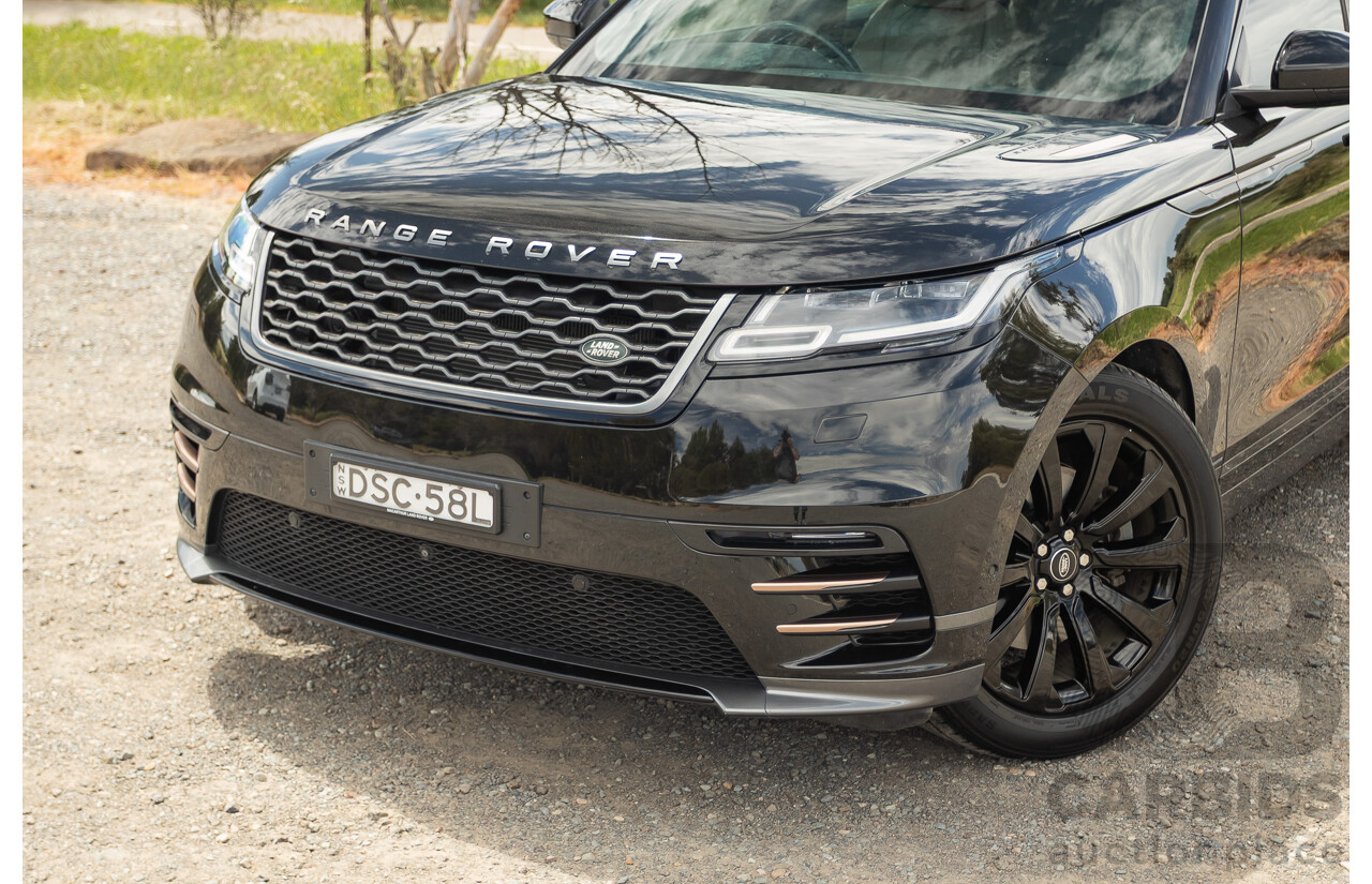 09/2017 Range Rover Velar D300 R-Dynamic SE (AWD) MY18 4D Wagon Santorini Black Turbo Diesel 3.0L