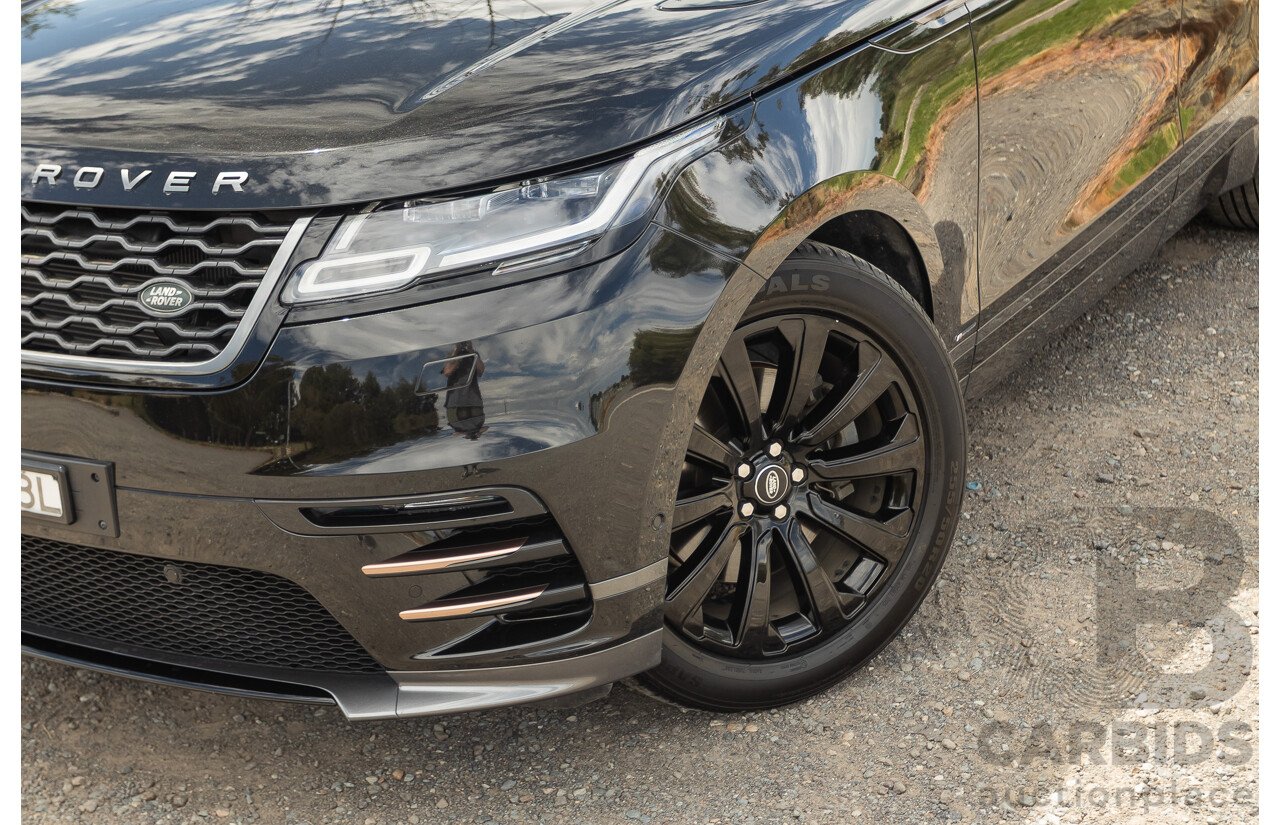 09/2017 Range Rover Velar D300 R-Dynamic SE (AWD) MY18 4D Wagon Santorini Black Turbo Diesel 3.0L