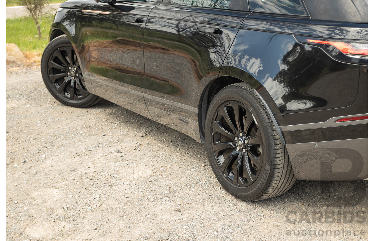 09/2017 Range Rover Velar D300 R-Dynamic SE (AWD) MY18 4D Wagon Santorini Black Turbo Diesel 3.0L