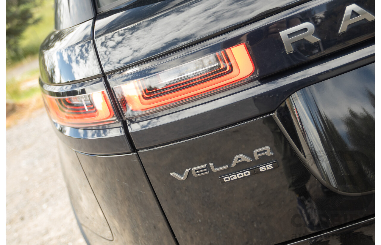 09/2017 Range Rover Velar D300 R-Dynamic SE (AWD) MY18 4D Wagon Santorini Black Turbo Diesel 3.0L