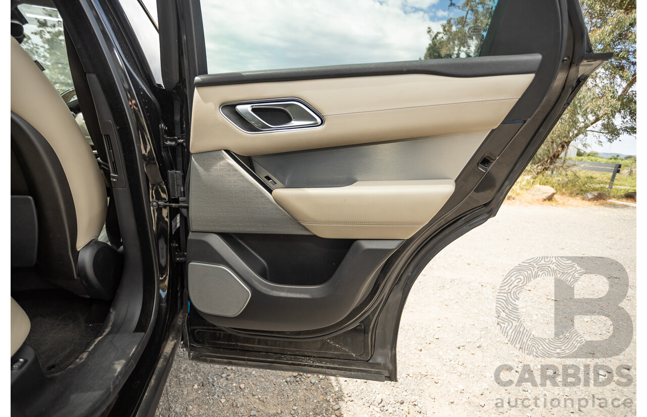 09/2017 Range Rover Velar D300 R-Dynamic SE (AWD) MY18 4D Wagon Santorini Black Turbo Diesel 3.0L