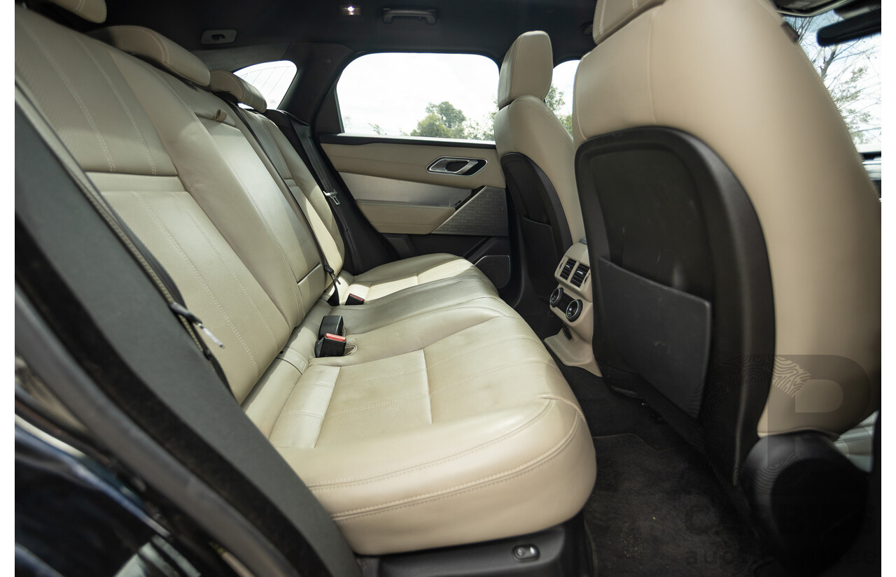 09/2017 Range Rover Velar D300 R-Dynamic SE (AWD) MY18 4D Wagon Santorini Black Turbo Diesel 3.0L