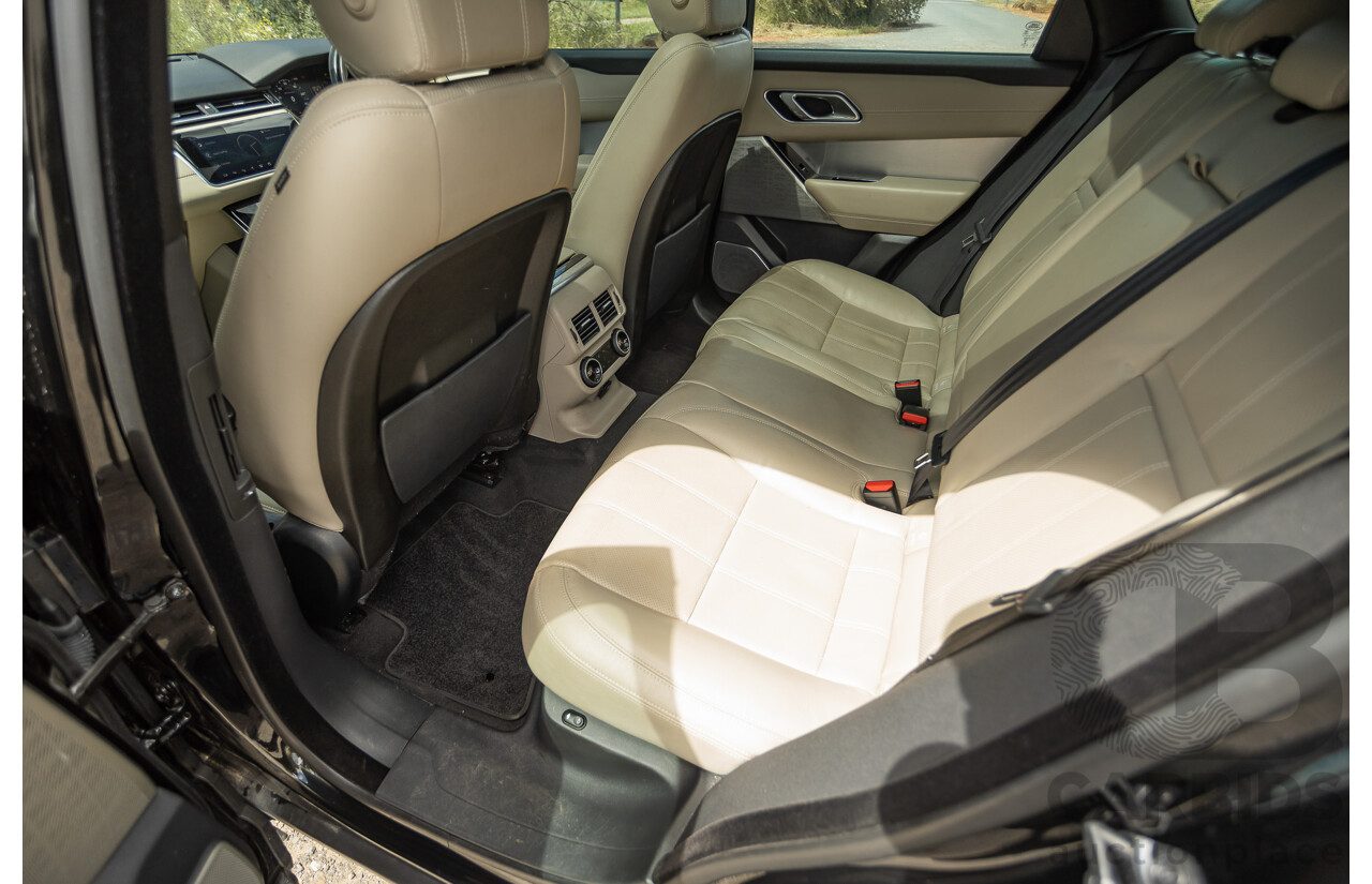 09/2017 Range Rover Velar D300 R-Dynamic SE (AWD) MY18 4D Wagon Santorini Black Turbo Diesel 3.0L