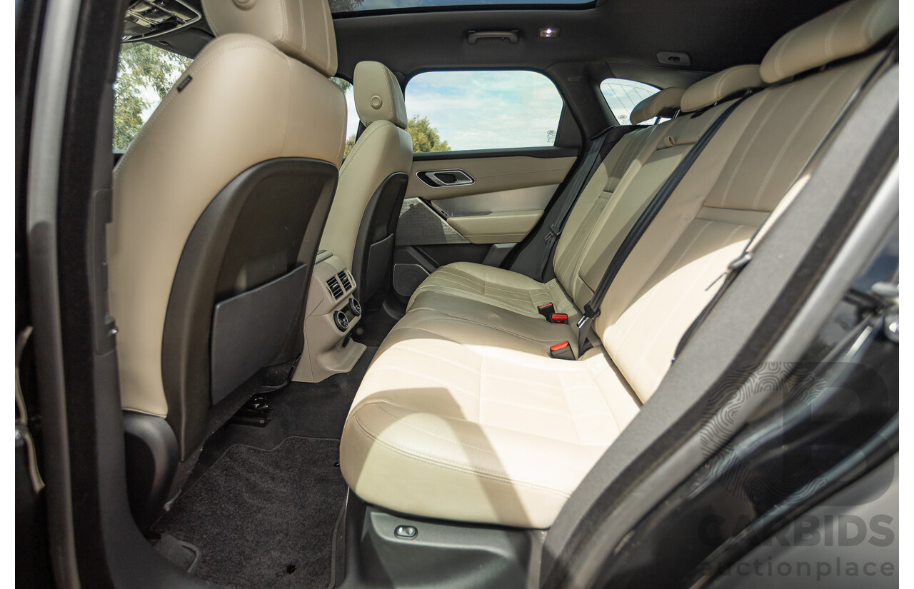 09/2017 Range Rover Velar D300 R-Dynamic SE (AWD) MY18 4D Wagon Santorini Black Turbo Diesel 3.0L