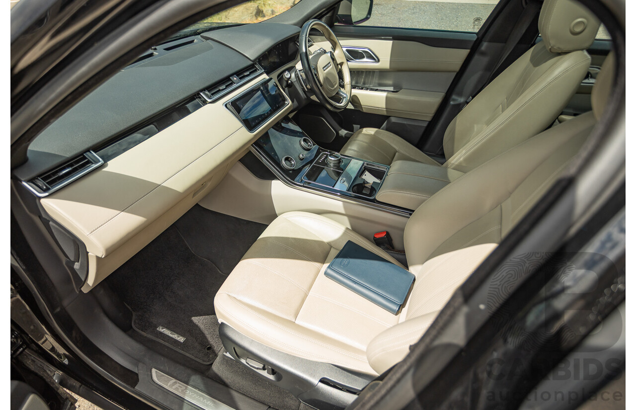 09/2017 Range Rover Velar D300 R-Dynamic SE (AWD) MY18 4D Wagon Santorini Black Turbo Diesel 3.0L