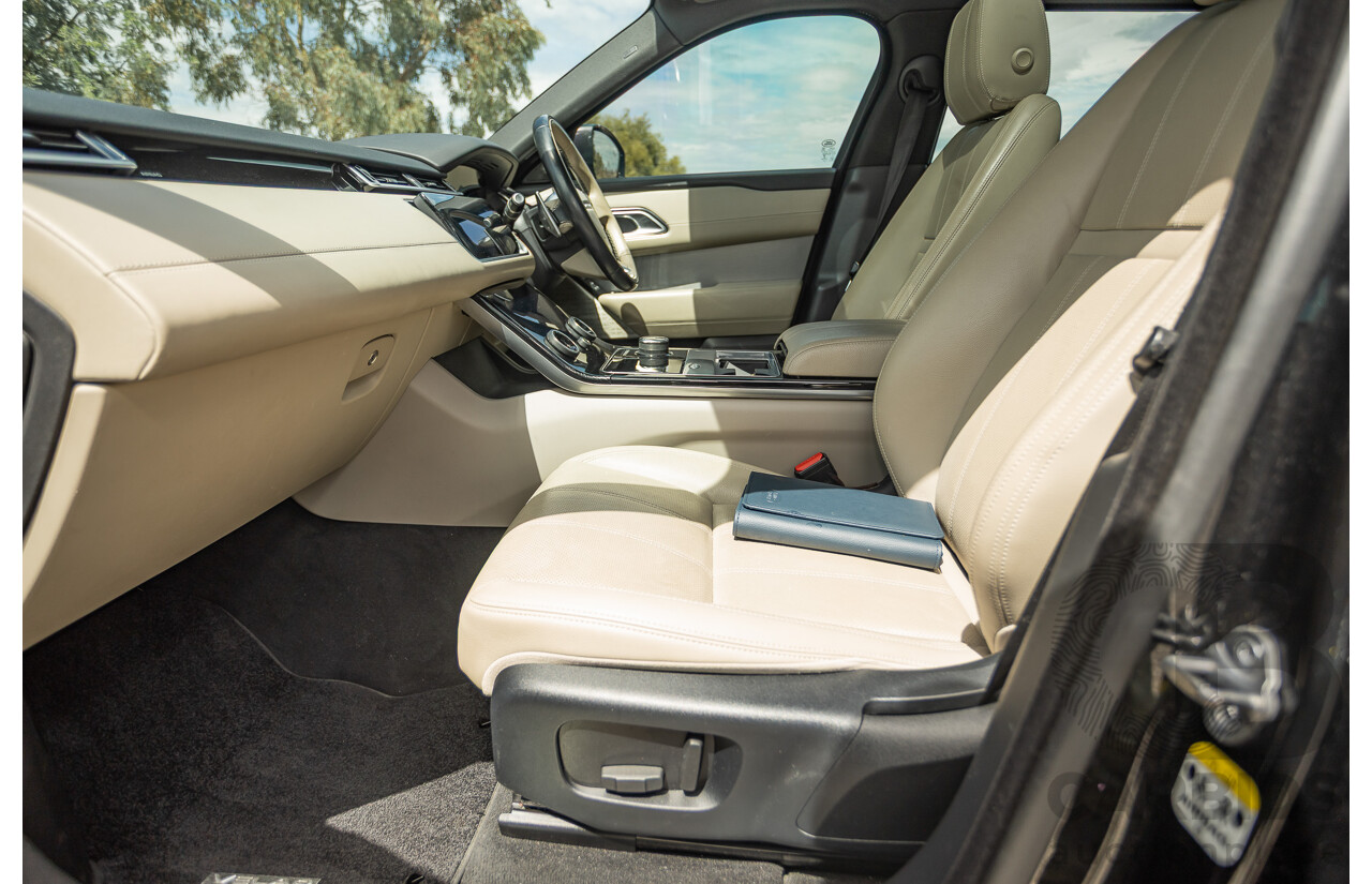 09/2017 Range Rover Velar D300 R-Dynamic SE (AWD) MY18 4D Wagon Santorini Black Turbo Diesel 3.0L