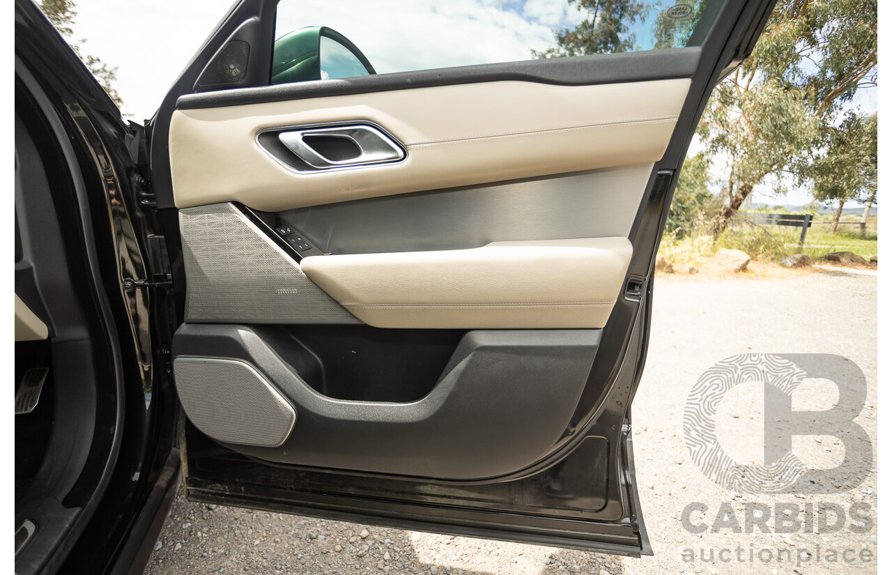 09/2017 Range Rover Velar D300 R-Dynamic SE (AWD) MY18 4D Wagon Santorini Black Turbo Diesel 3.0L