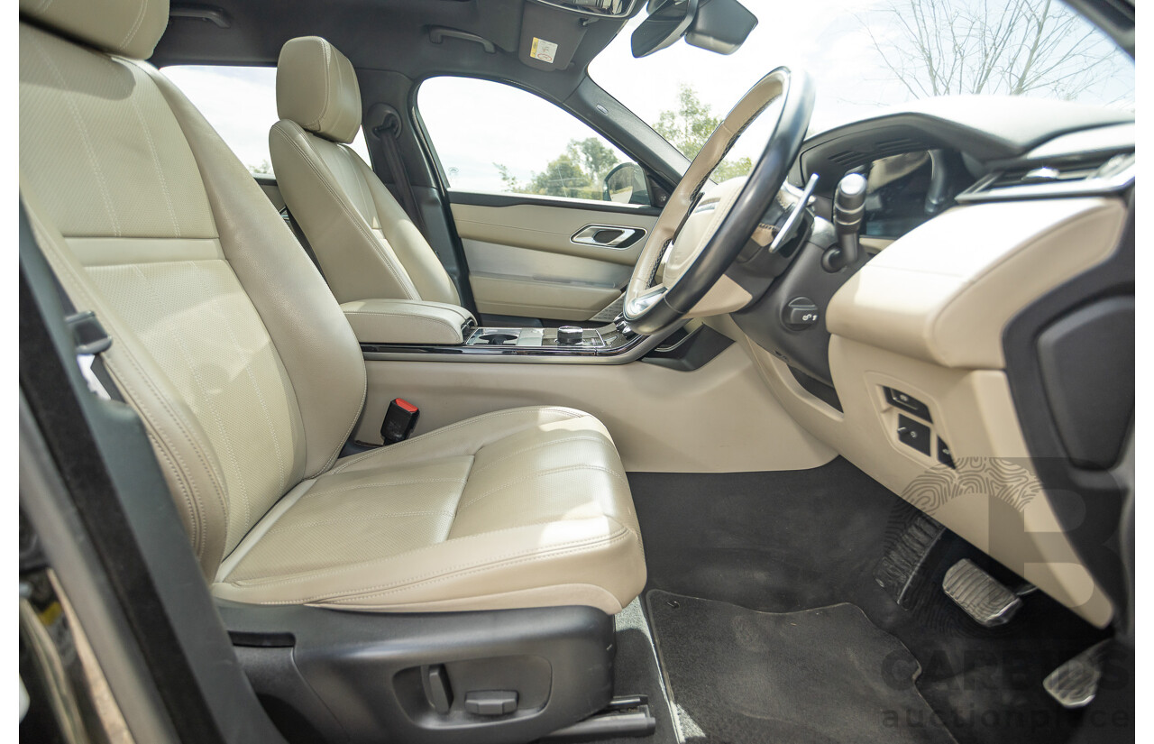 09/2017 Range Rover Velar D300 R-Dynamic SE (AWD) MY18 4D Wagon Santorini Black Turbo Diesel 3.0L